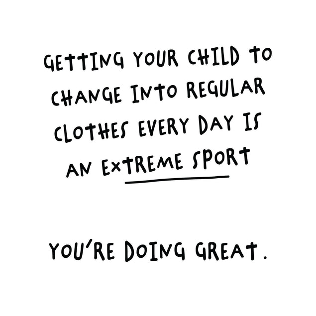 Extreme Sport Parenting Card