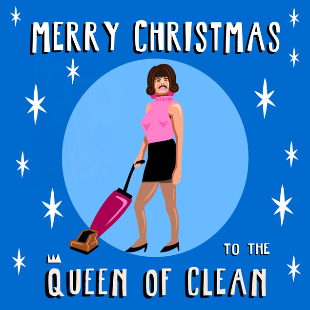 Merry Christmas Queen of Clean Card