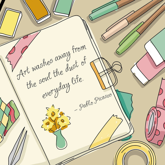 Art Washes Away Card