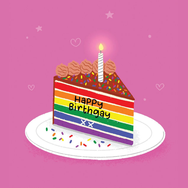 Happy BirthGAY XX Card Greeting Card - 1