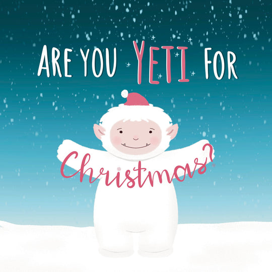Funny Christmas for Grandpa, Are You Yeti Yet? Holiday Card