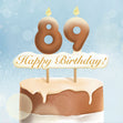 89th Happy Birthday Cake Card