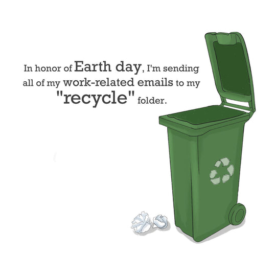 In Honor Of Earth Day Card