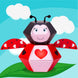 Love Bug 3D Pop-up Confetti Wild Card