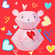 Love Bear 3D Pop-up Wild Card Character Boomf Confetti Greeting Card