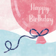Happy Birthday Pink Balloon Card