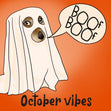 Boof Boof Dog Halloween Card