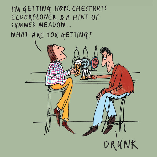 Hops, chestnuts and elderflower Card