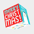 Merry Christmas Card 3D Cube Card