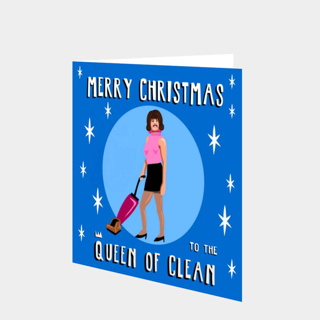 Merry Christmas Queen of Clean Card