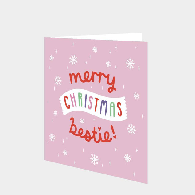 Merry Christmas Bestie Card