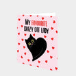 My Favourite Crazy Cat Lady Card