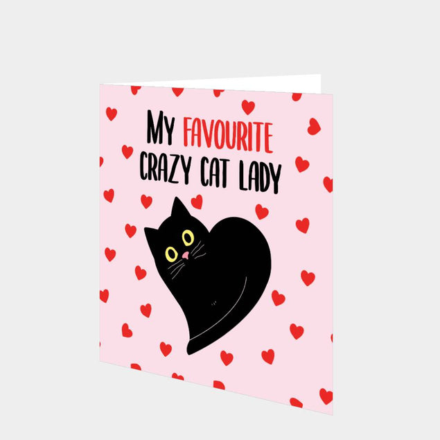 My Favourite Crazy Cat Lady Card