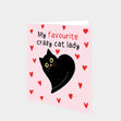 My Favourite Crazy Cat Lady Card