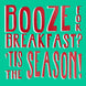 Booze For Breakfast? Christmas Card