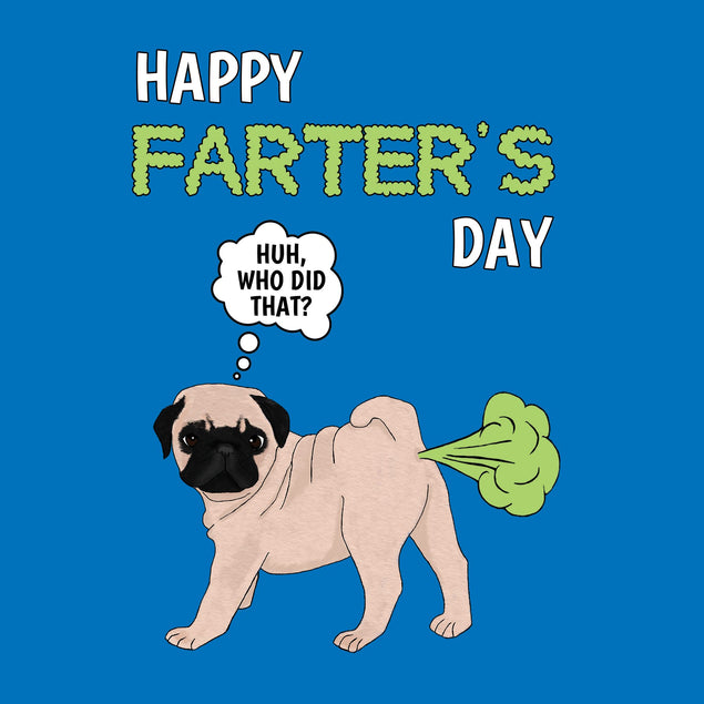 Happy Farter's Day Bomb 3D Cube Card