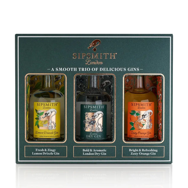 Sipsmith Smooth Trio of Delicious Gins