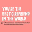 Best Girlfriend In The World Card