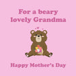 Beary Lovely Grandma Card