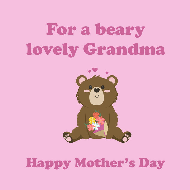 Beary Lovely Grandma Card