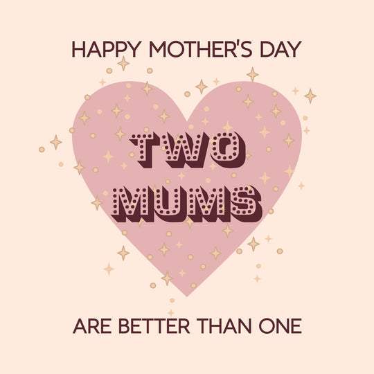 Happy Mother's Day Two Mums Are Better Than One Card