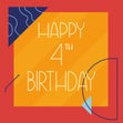 Happy 4th Birthday Cards