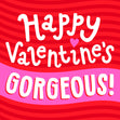 Happy Valentine's Gorgeous Bomb 3D Cube Card