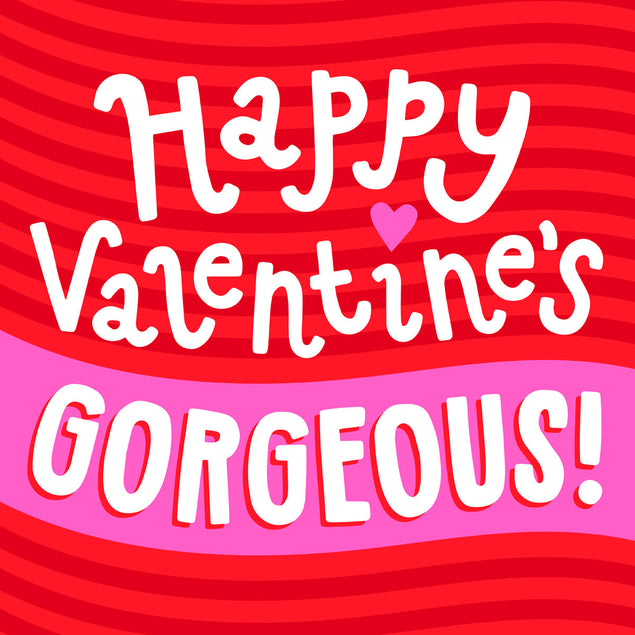 Happy Valentine's Gorgeous Bomb 3D Cube Card
