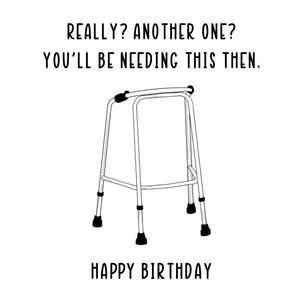 Zimmer Frame Birthday Card