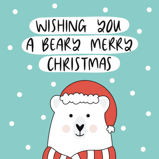 Wishing You a Beary Merry Christmas Card