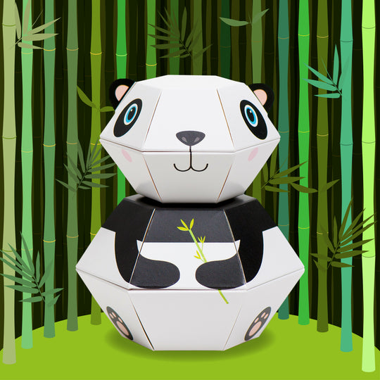 Panda 3D Pop-up Confetti Wild Card