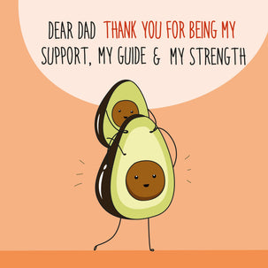Avocado Dad Thank You Card
