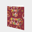 Peace Love Groovy Bday Card