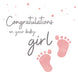 Baby Girl Card