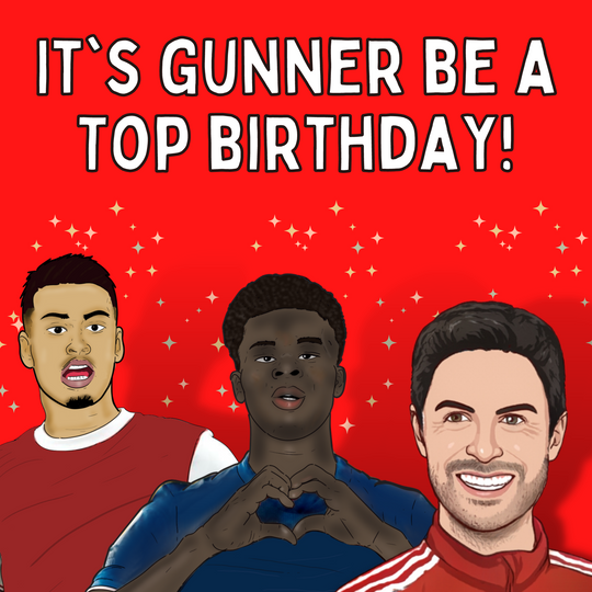 Arsenal Football Birthday Card