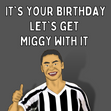 Miggy Almiron Newcastle card - 1