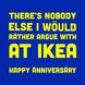 Argue At Ikea Anniversary Card