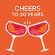 Cheers To 30 Years Card