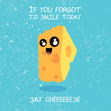 Smile Say Cheeeeeese Card