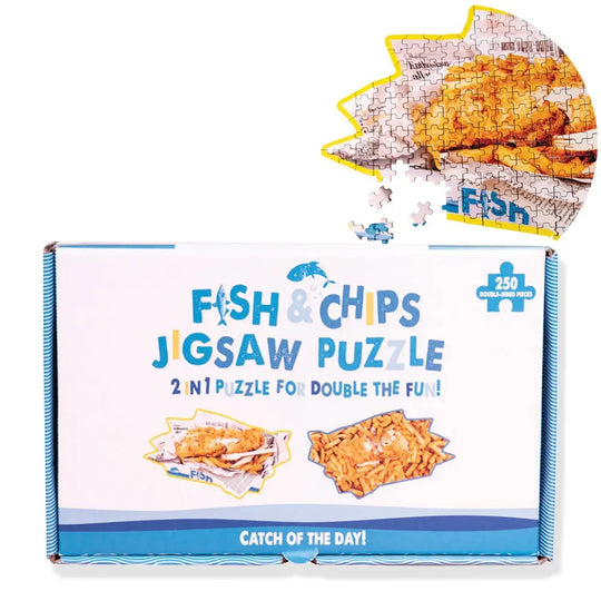 Fish & Chips Double-Sided Jigsaw Puzzle