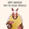 Holiday Armadillo Christmas Card