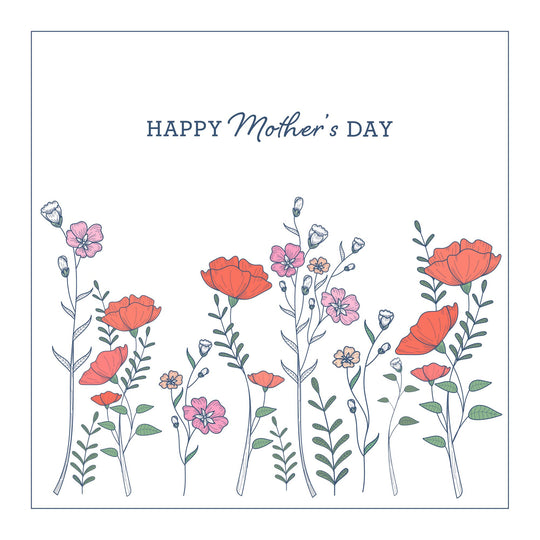 Happy Mother's Day Flowers Card