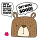 Get Well Bear Card