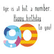 Happy 90th Birthday To You Card