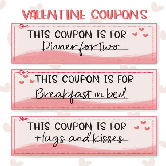 Valentine Coupons Card