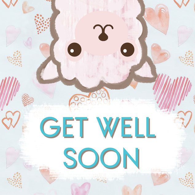 Get Well Sheep Card