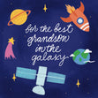 For The Best Grandson In The Galaxy Card