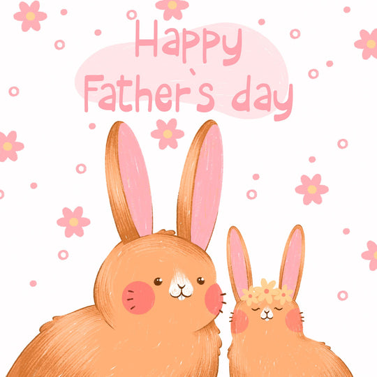 Happy Father's Day Flowers Card