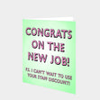 Staff Discount Congrats Card