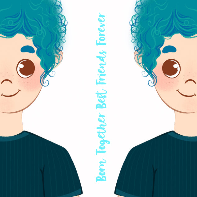 Boys Born Together Best Friends Forever Happy Birthday